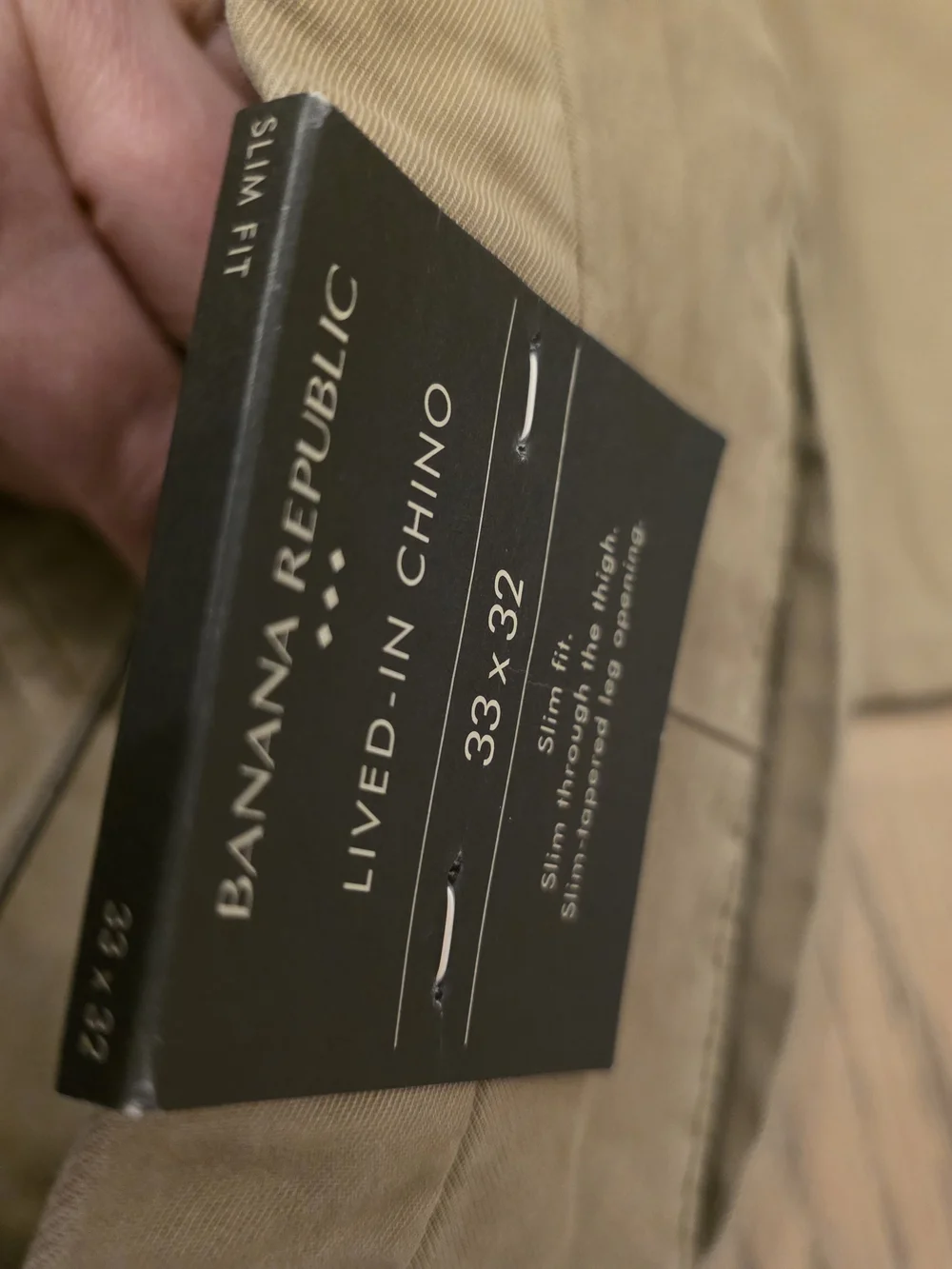 Banana Republic Men's Khaki Tan Chino Pants